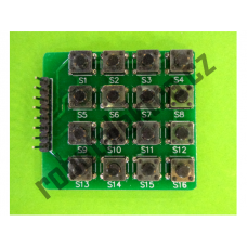 Klávesnice 4x4, 16 mikrospínačů