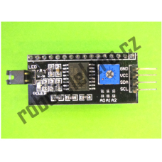 I2C převodník pro LCD displej 16x02 / 20x04 – SERIAL INTERAFCE