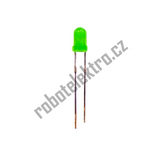 LED zelená, 3mm