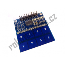 Dotyková klávesnice, 8 bodů ( kapacitní )