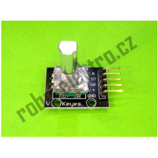 Rotační snímač se středovým tlačítkem - enkodér